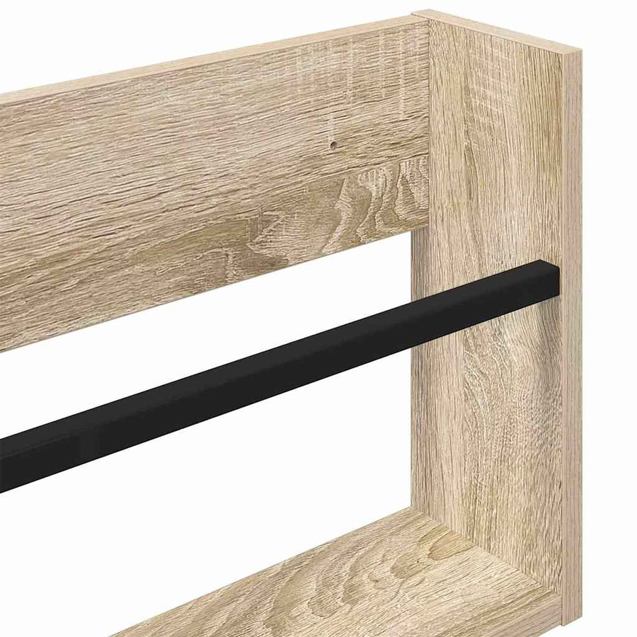 Tijdschrift Rek Bewerkt Hout 1 60 x 12 x 30 cm Sonoma eiken