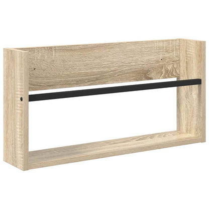 Tijdschrift Rek Bewerkt Hout 1 60 x 12 x 30 cm Sonoma eiken