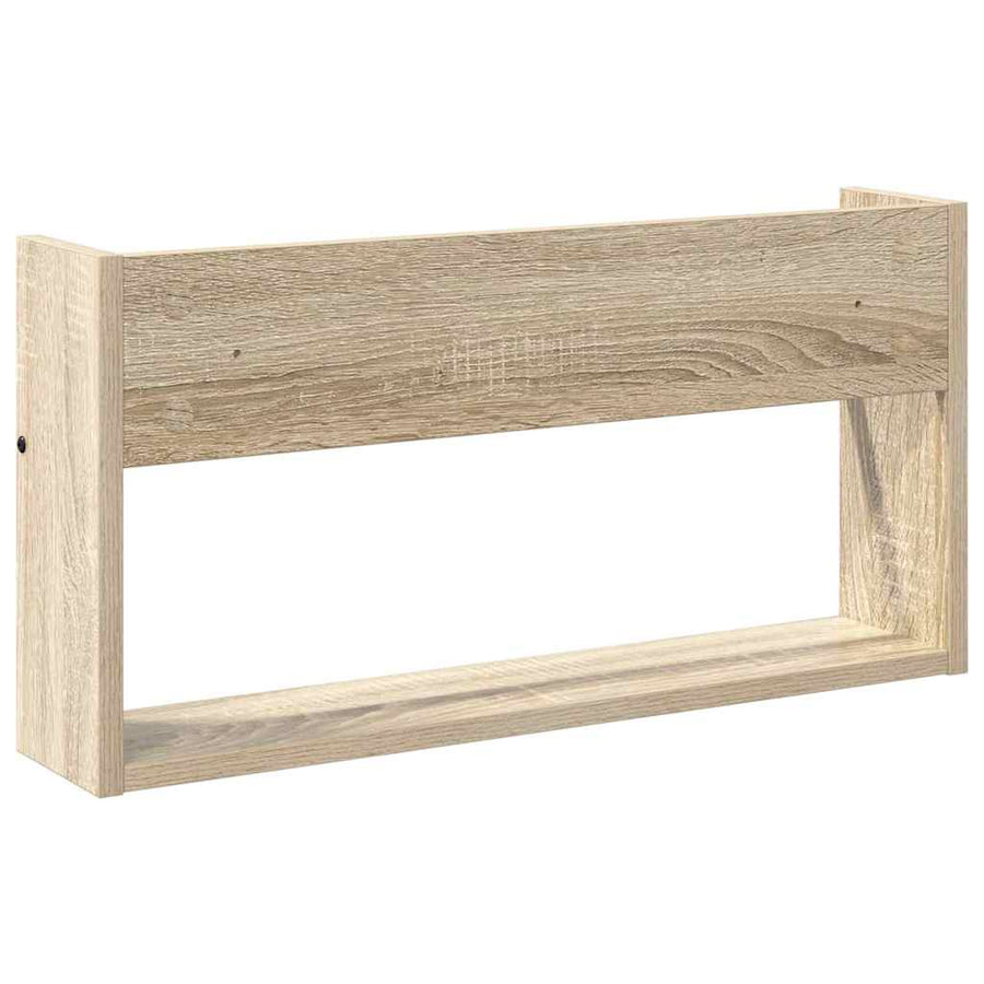 Tijdschrift Rek Bewerkt Hout 1 60 x 12 x 30 cm Sonoma eiken