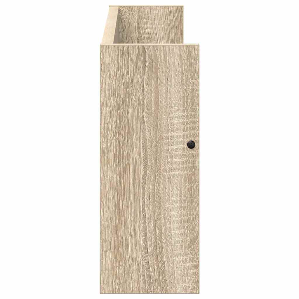 Tijdschrift Rek Bewerkt Hout 1 60 x 12 x 30 cm Sonoma eiken
