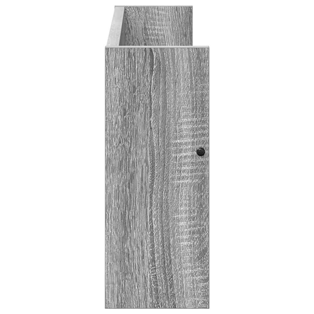 Tijdschrift Rek Bewerkt Hout 1 60 x 12 x 30 cm Grijs sonoma