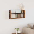 Tijdschrift Rek met plank Oudhout 60 x 12 x 30 cm Bewerkt hout
