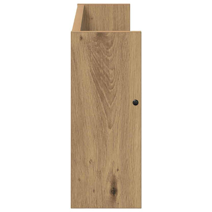 Tijdschrift Rek Met Plank 2 Pcs Artisan Eiken 60 x 12 x 30 cm artisanaal eikenkleurig