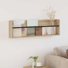 Magazine Rack Sonoma Oak 100 x 12 x 30 cm Engineered wood