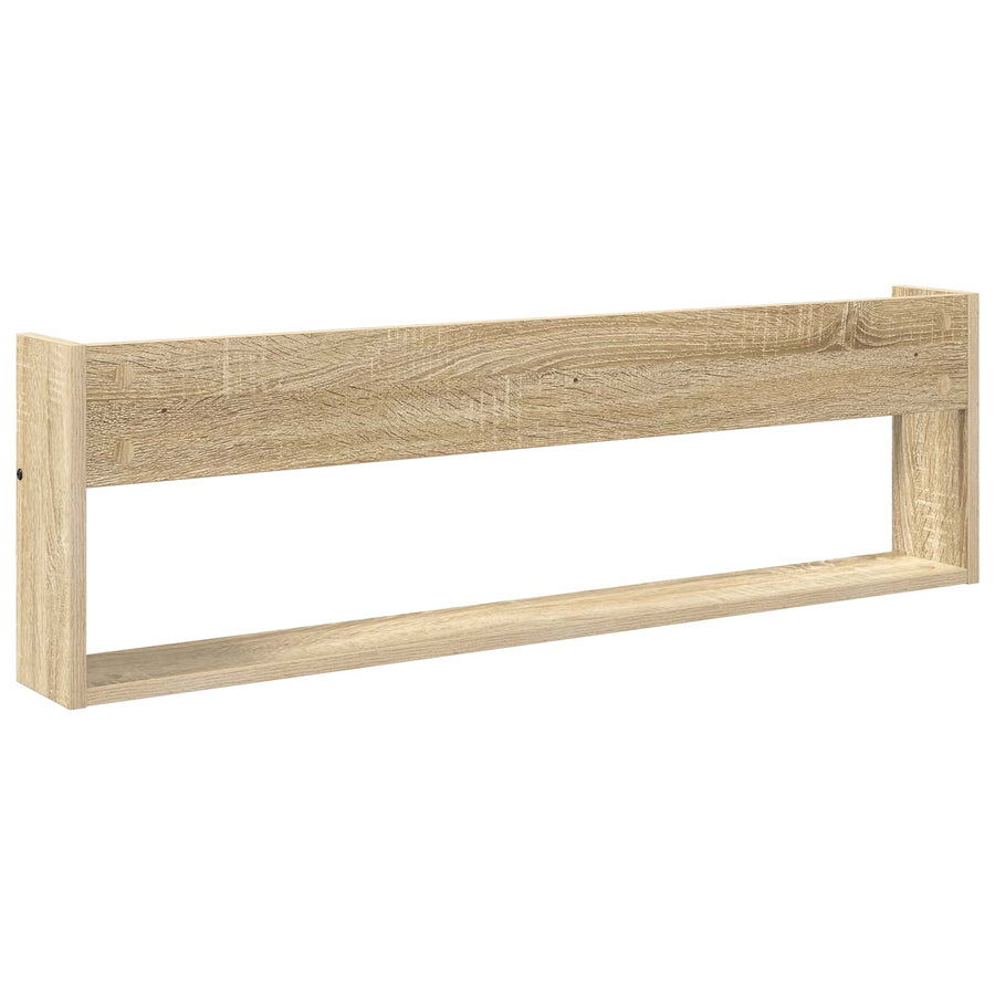 Tijdschrift Rek Bewerkt Hout 1 100 x 12 x 30 cm Sonoma eiken