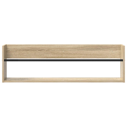 Tijdschrift Rek Bewerkt Hout 1 100 x 12 x 30 cm Sonoma eiken