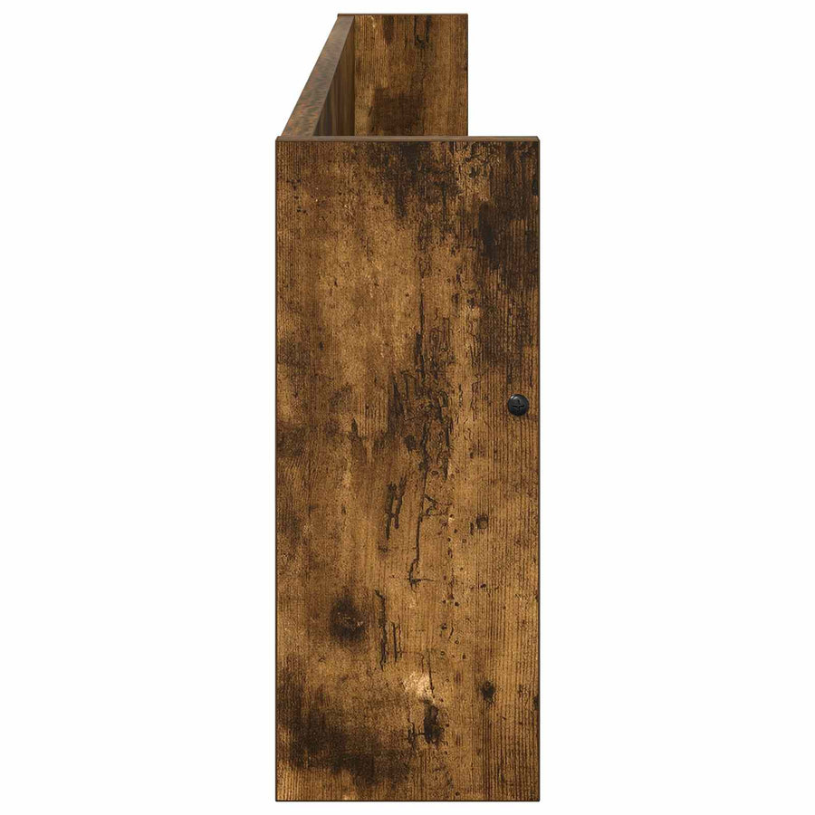 Tijdschrift Rek Bewerkt Hout 1 100 x 12 x 30 cm Gerookt eiken