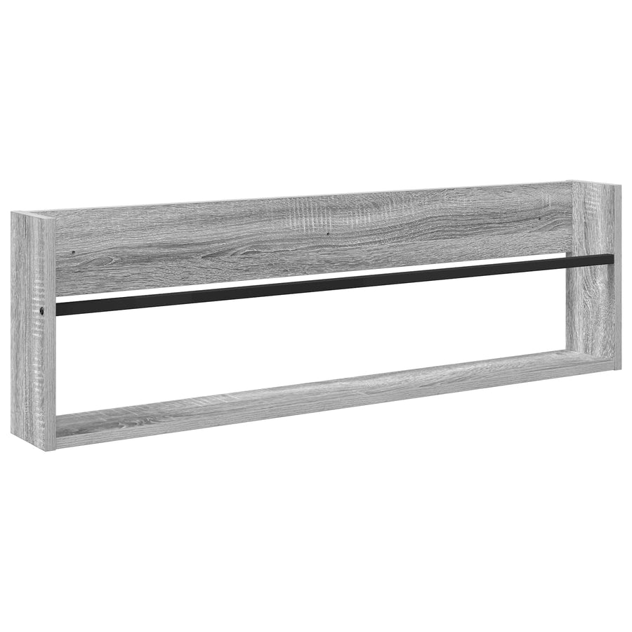 Tijdschrift Rek Bewerkt Hout 1 100 x 12 x 30 cm Grijs sonoma