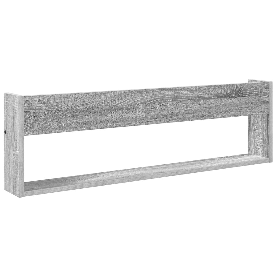 Tijdschrift Rek Bewerkt Hout 1 100 x 12 x 30 cm Grijs sonoma