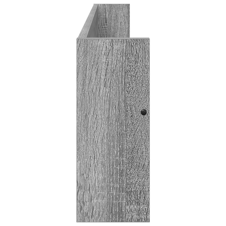Tijdschrift Rek Bewerkt Hout 1 100 x 12 x 30 cm Grijs sonoma