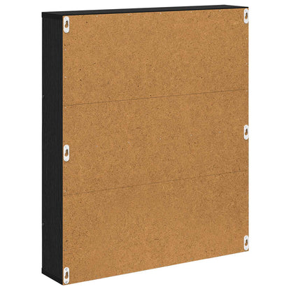 Tijdschrift Rek Bewerkt Hout 1 60 x 12 x 70 cm Zwart eiken