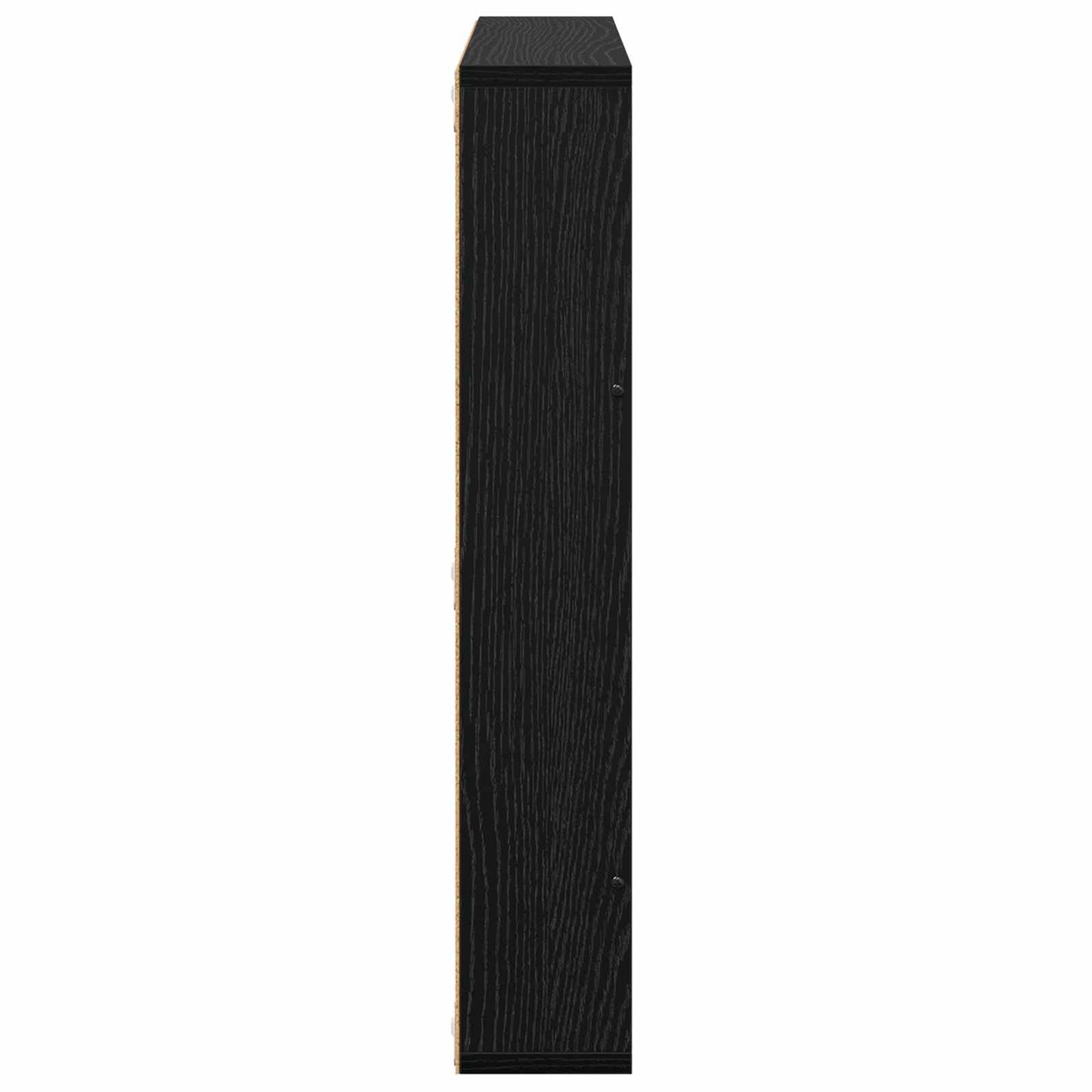 Tijdschrift Rek Bewerkt Hout 1 60 x 12 x 70 cm Zwart eiken