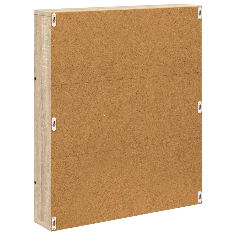 Tijdschrift Rek Bewerkt Hout 1 60 x 12 x 70 cm Sonoma eiken