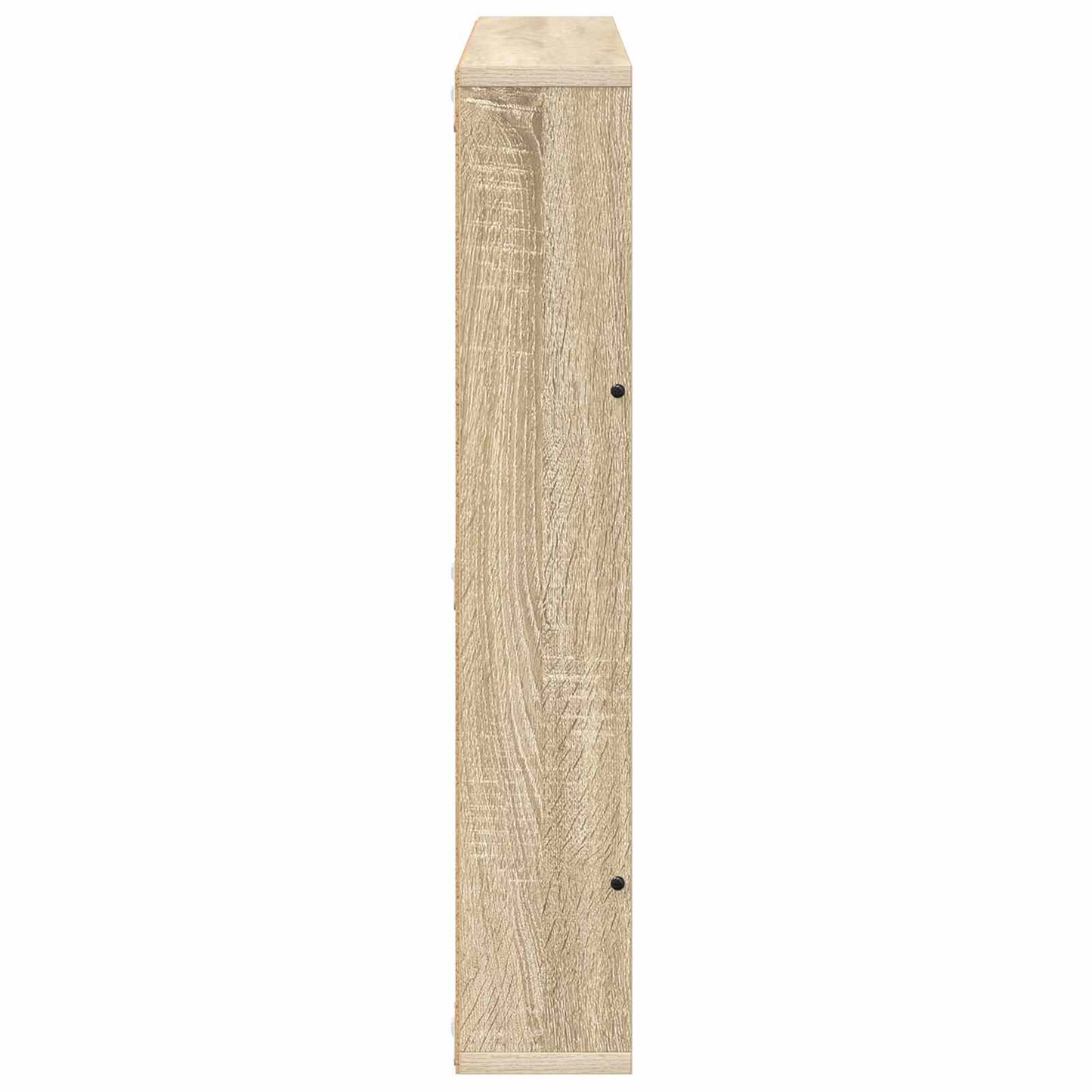 Tijdschrift Rek 2 Pcs Bewerkt Hout 60 x 12 x 70 cm Sonoma eiken