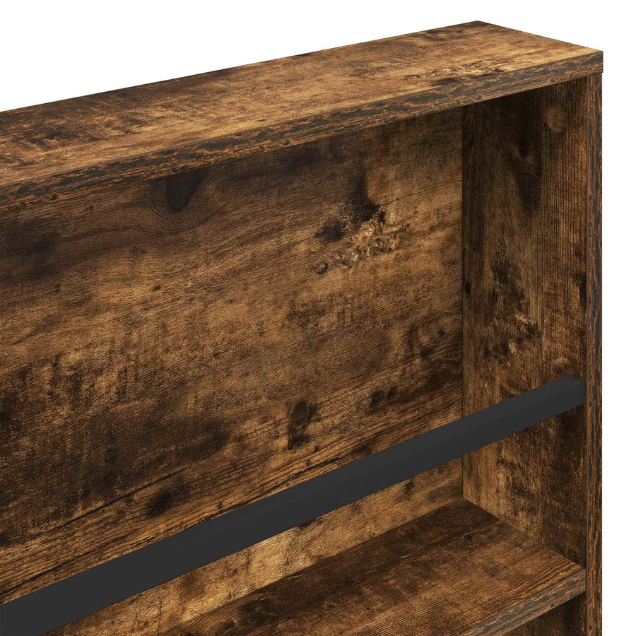 Tijdschrift Rek Bewerkt Hout 1 60 x 12 x 70 cm Gerookt eiken