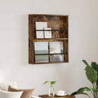 Magazine Rack Smoked oak 60 x 12 x 70 cm Engineered wood