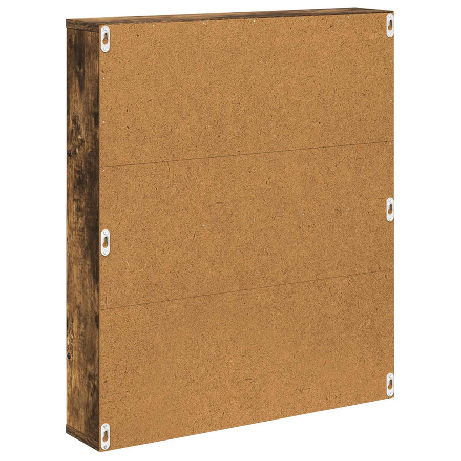 Tijdschrift Rek Bewerkt Hout 1 60 x 12 x 70 cm Gerookt eiken