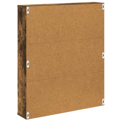 Tijdschrift Rek Met Plank 2 Pcs 60 x 12 x 70 cm Gerookt eiken