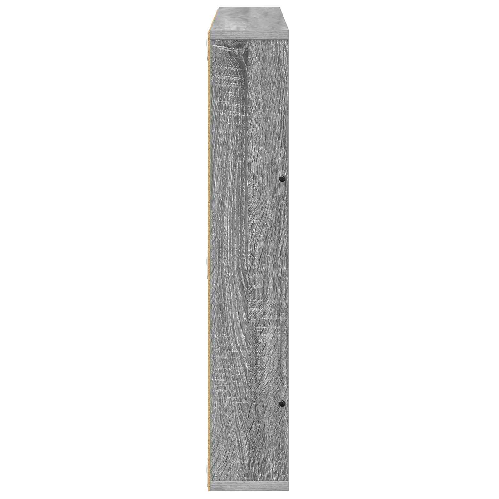 Tijdschrift Rek Bewerkt Hout 1 60 x 12 x 70 cm Grijs sonoma