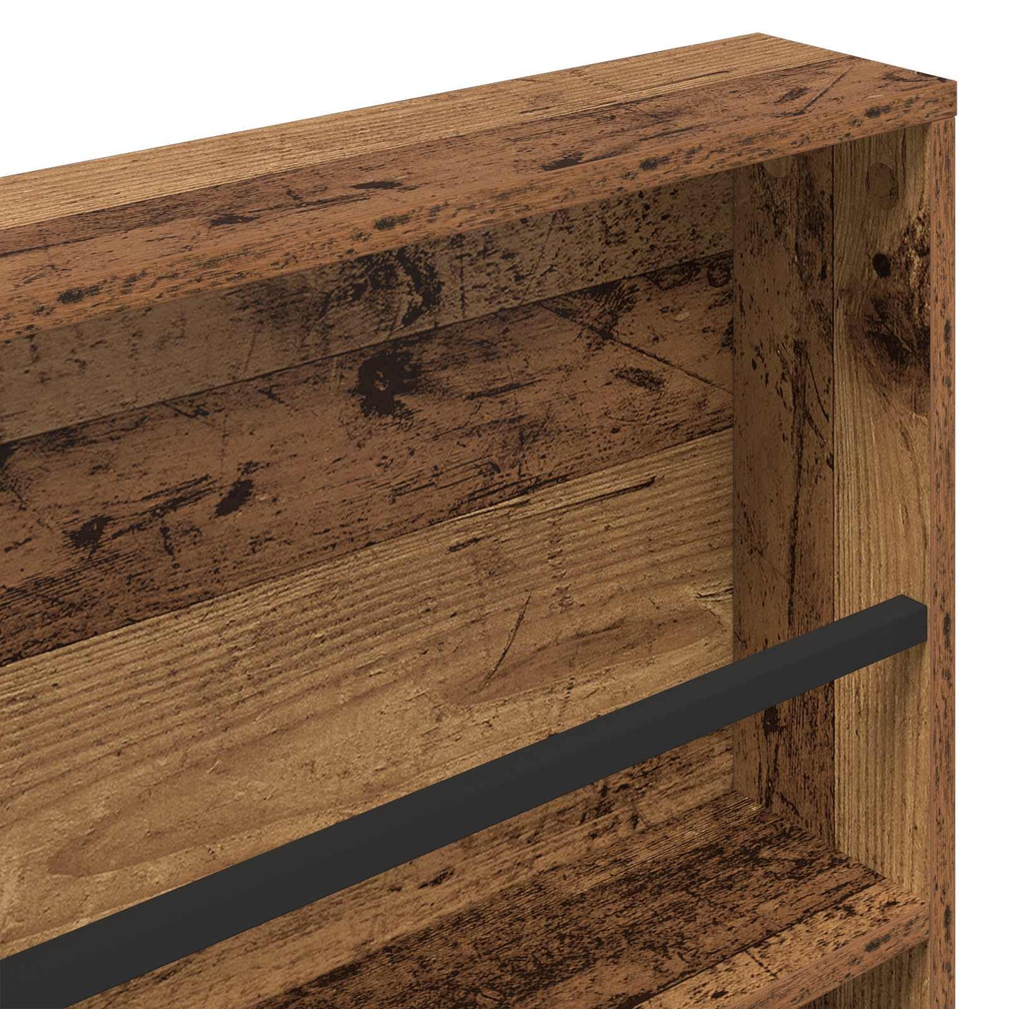 Tijdschrift Rek Met Plank Oudhout Bewerkt Hout 1 60 x 12 x 70 cm Oud hout