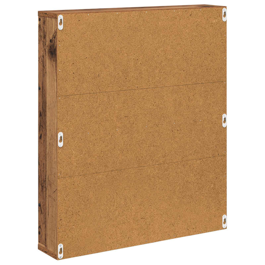 Tijdschrift Rek Met Plank Oudhout Bewerkt Hout 1 60 x 12 x 70 cm Oud hout
