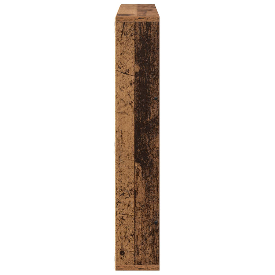 Tijdschrift Rek Met Plank Oudhout Bewerkt Hout 1 60 x 12 x 70 cm Oud hout