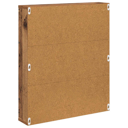 Tijdschrift Rek 2 Pcs Oudhout Bewerkt Hout 60 x 12 x 70 cm Oud hout