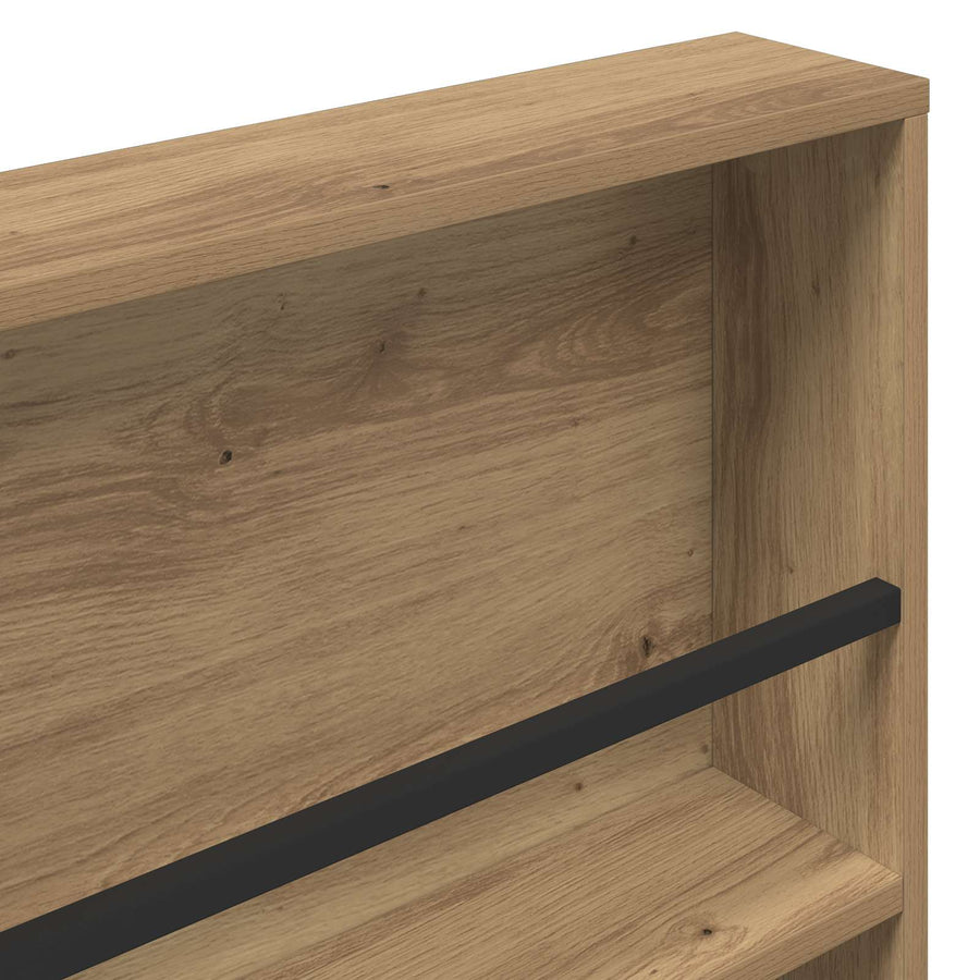 Tijdschrift Rek Met Plank 2 Pcs Artisan Eiken 60 x 12 x 70 cm artisanaal eikenkleurig