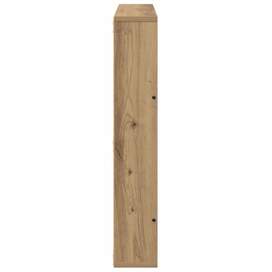 Tijdschrift Rek Met Plank 2 Pcs Artisan Eiken 60 x 12 x 70 cm artisanaal eikenkleurig