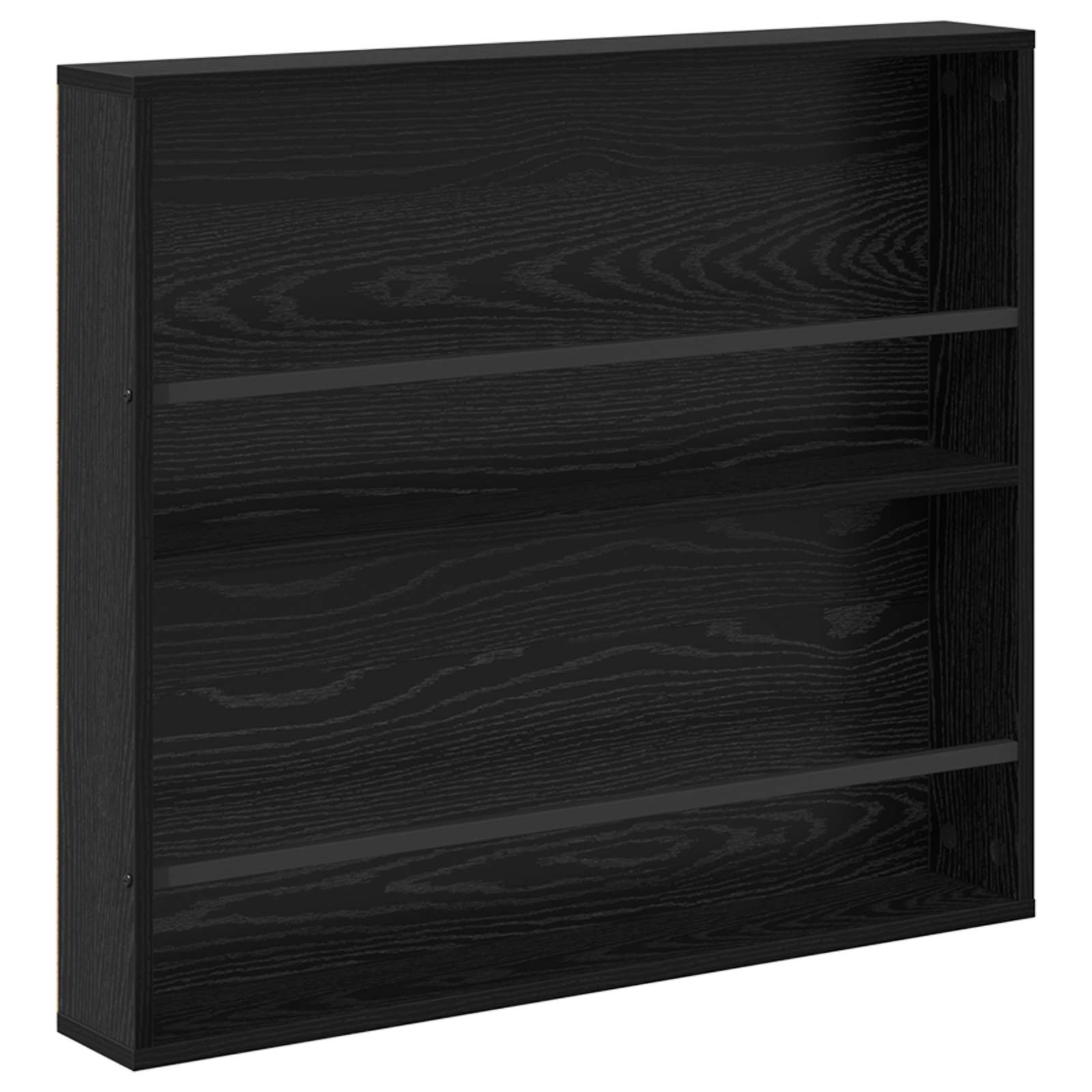 Tijdschrift Rek Bewerkt Hout 1 80 x 12 x 70 cm Zwart eiken