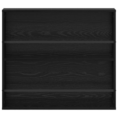 Tijdschrift Rek Bewerkt Hout 1 80 x 12 x 70 cm Zwart eiken