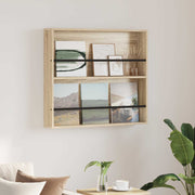Tijdschriftrek 80x12x70 cm bewerkt hout Sonoma eiken