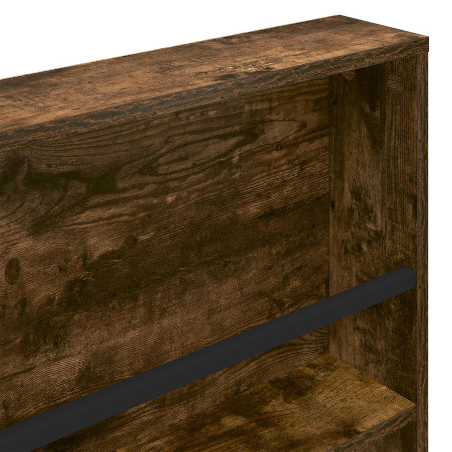 Tijdschrift Rek Bewerkt Hout 1 80 x 12 x 70 cm Gerookt eiken