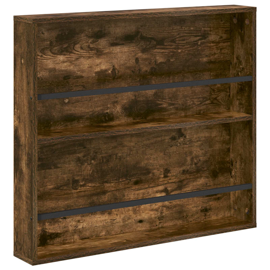 Tijdschrift Rek Bewerkt Hout 1 80 x 12 x 70 cm Gerookt eiken
