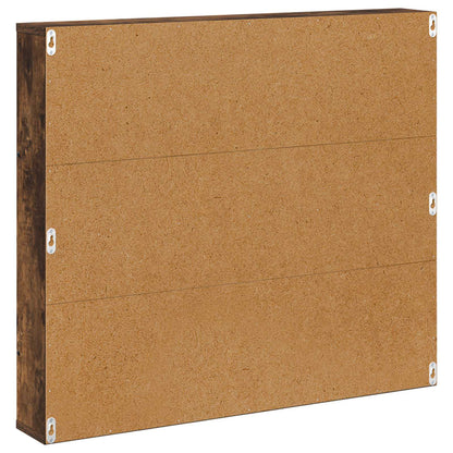 Tijdschrift Rek Bewerkt Hout 1 80 x 12 x 70 cm Gerookt eiken