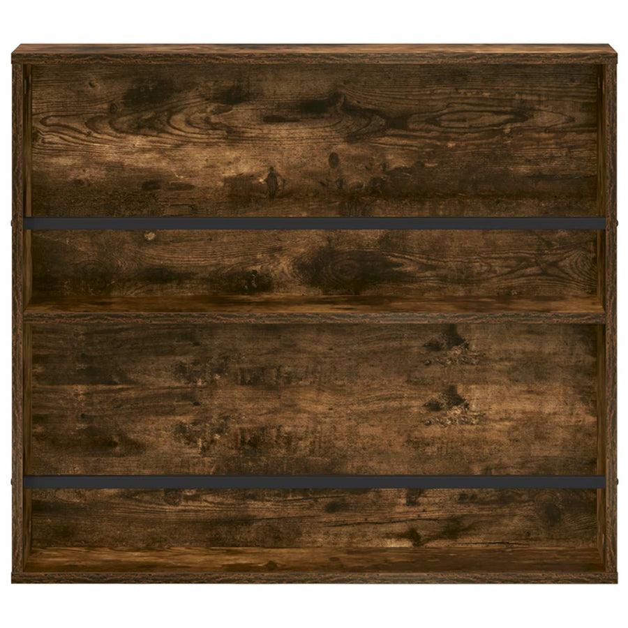 Tijdschrift Rek Bewerkt Hout 1 80 x 12 x 70 cm Gerookt eiken