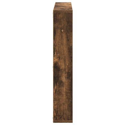 Tijdschrift Rek Bewerkt Hout 1 80 x 12 x 70 cm Gerookt eiken