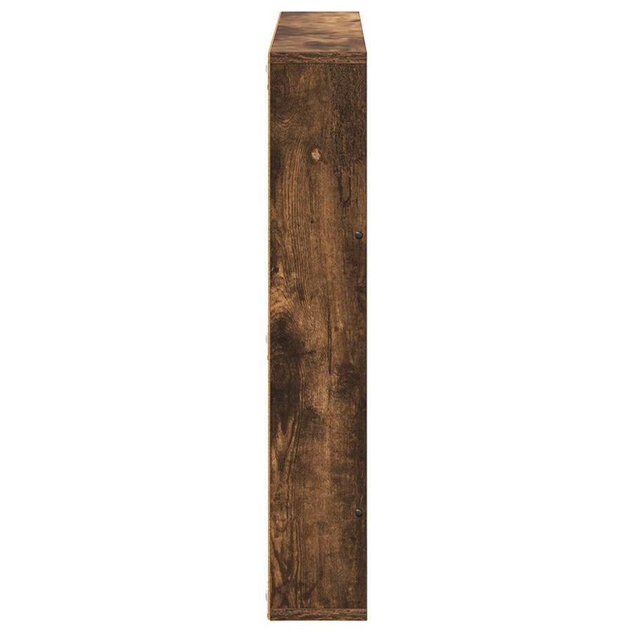 Tijdschrift Rek Bewerkt Hout 1 80 x 12 x 70 cm Gerookt eiken