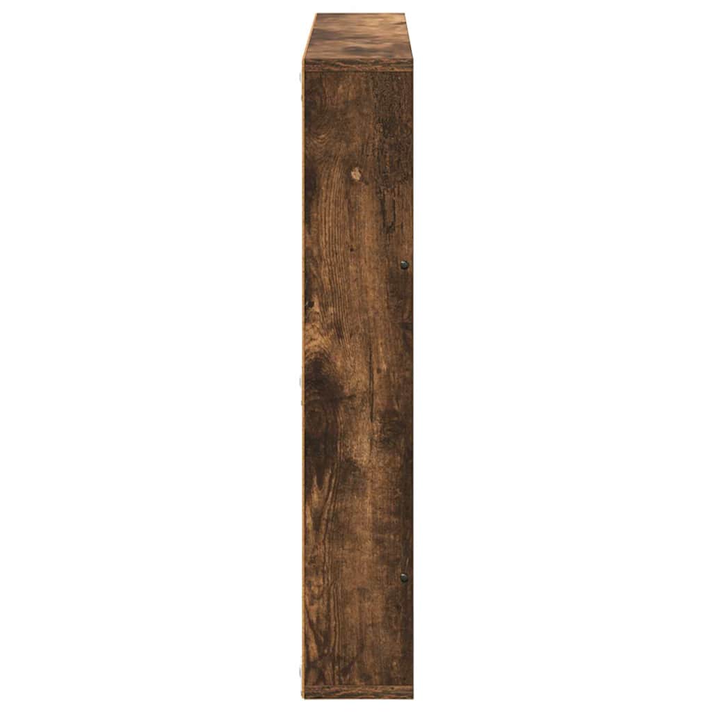 Tijdschrift Rek Met Plank 2 Pcs 80 x 12 x 70 cm Gerookt eiken