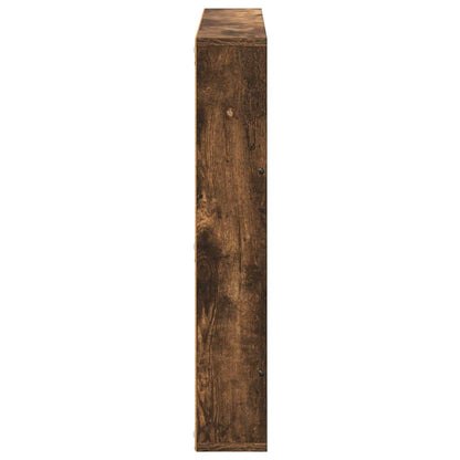 Tijdschrift Rek Met Plank 2 Pcs 80 x 12 x 70 cm Gerookt eiken