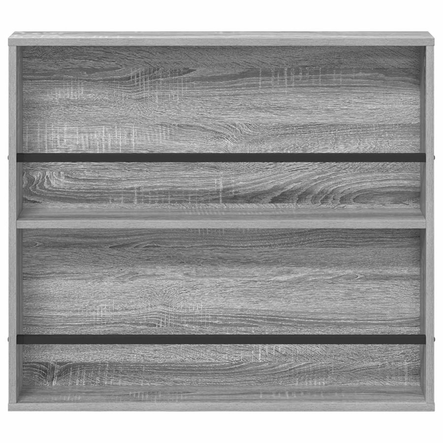 Tijdschrift Rek Bewerkt Hout 1 80 x 12 x 70 cm Grijs sonoma