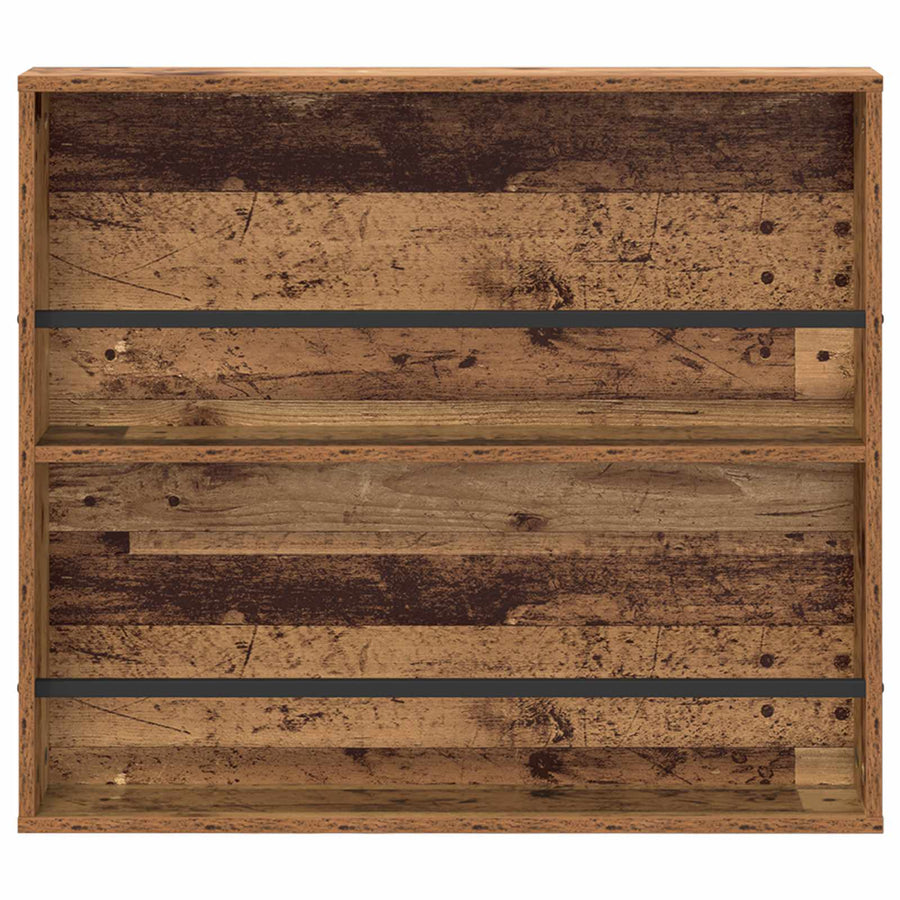 Tijdschrift Rek Met Plank Oudhout Bewerkt Hout 1 80 x 12 x 70 cm Oud hout