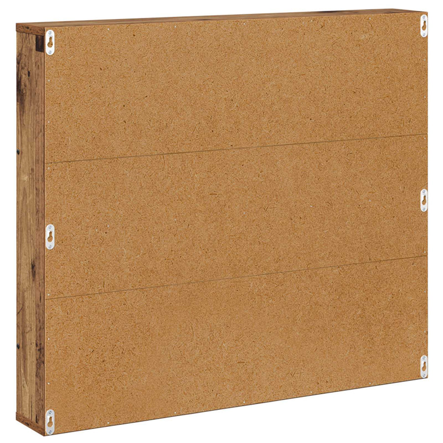 Tijdschrift Rek 2 Pcs Oudhout Bewerkt Hout 80 x 12 x 70 cm Oud hout
