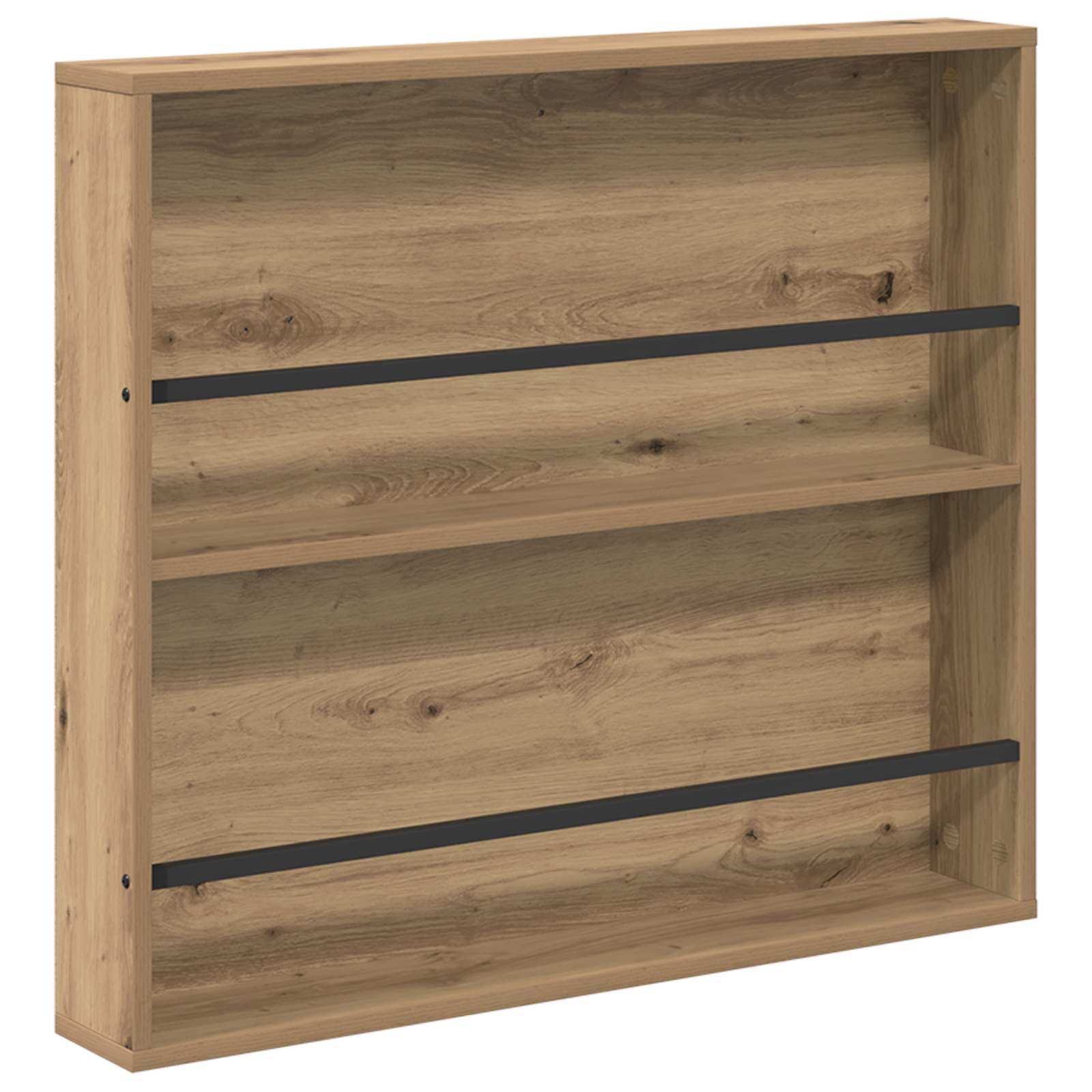 Tijdschrift Rek Artisan Eiken Bewerkt Hout 1 80 x 12 x 70 cm artisanaal eikenkleurig