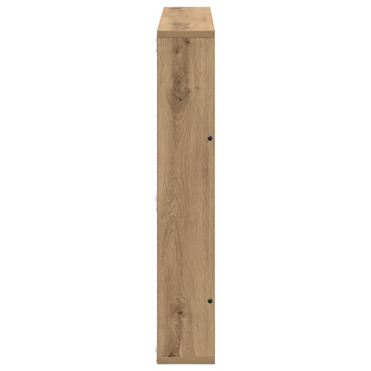 Tijdschrift Rek Artisan Eiken Bewerkt Hout 1 80 x 12 x 70 cm artisanaal eikenkleurig