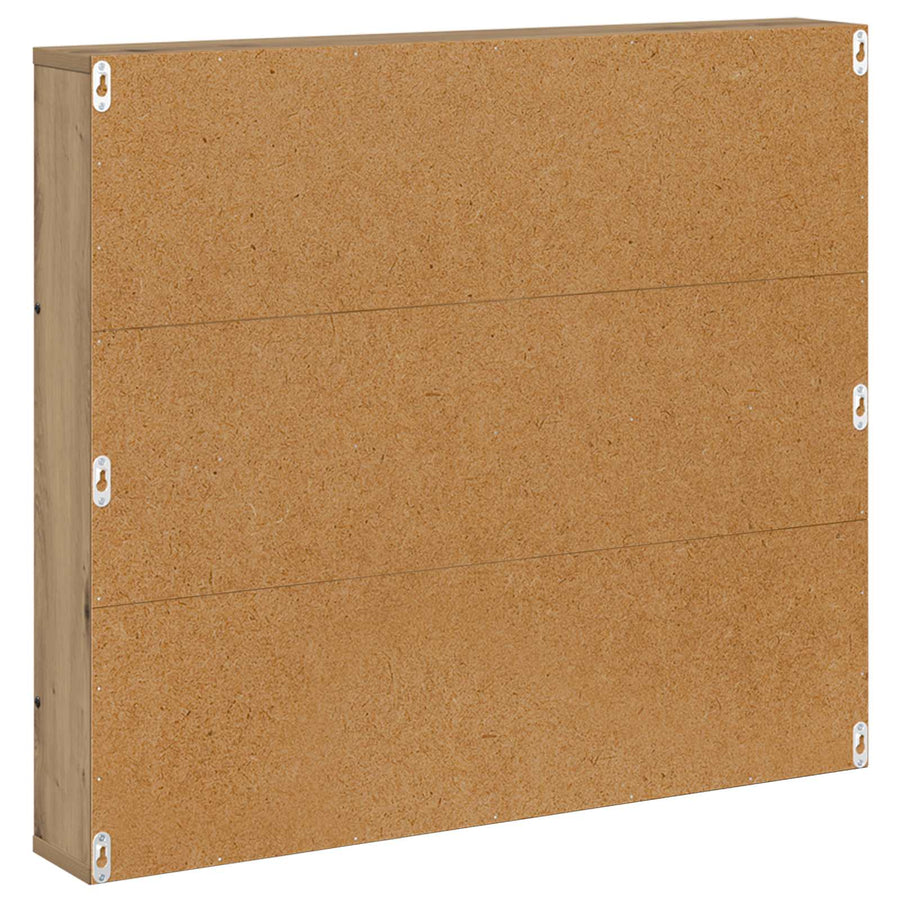 Tijdschrift Rek Met Plank 2 Pcs Artisan Eiken 80 x 12 x 70 cm artisanaal eikenkleurig