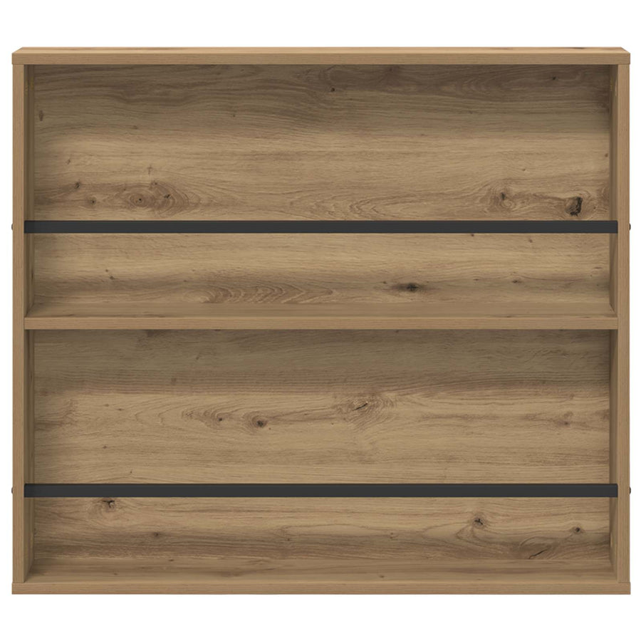 Tijdschrift Rek Met Plank 2 Pcs Artisan Eiken 80 x 12 x 70 cm artisanaal eikenkleurig