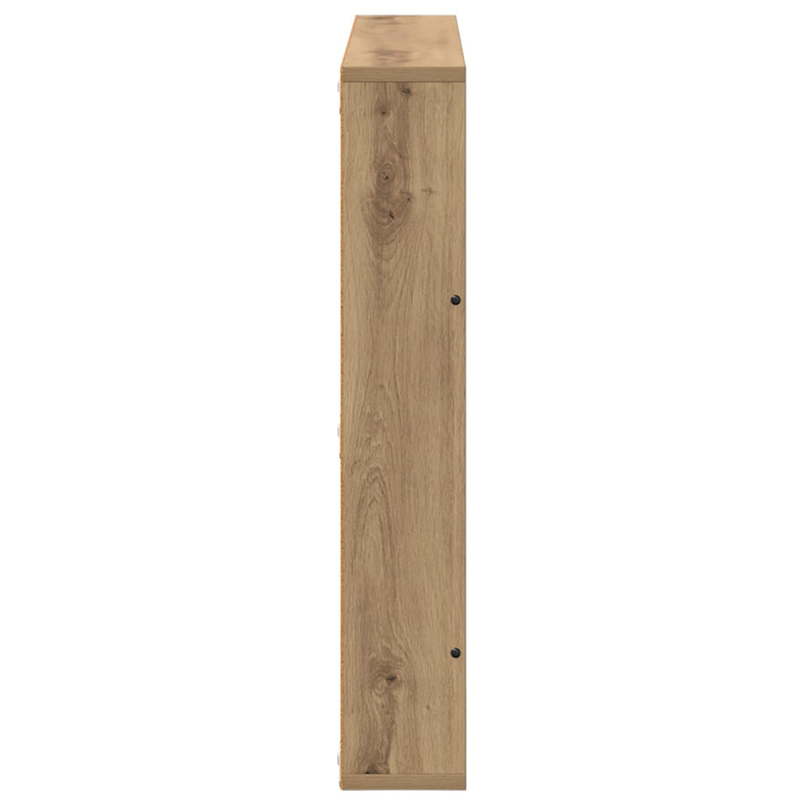 Tijdschrift Rek Met Plank 2 Pcs Artisan Eiken 80 x 12 x 70 cm artisanaal eikenkleurig
