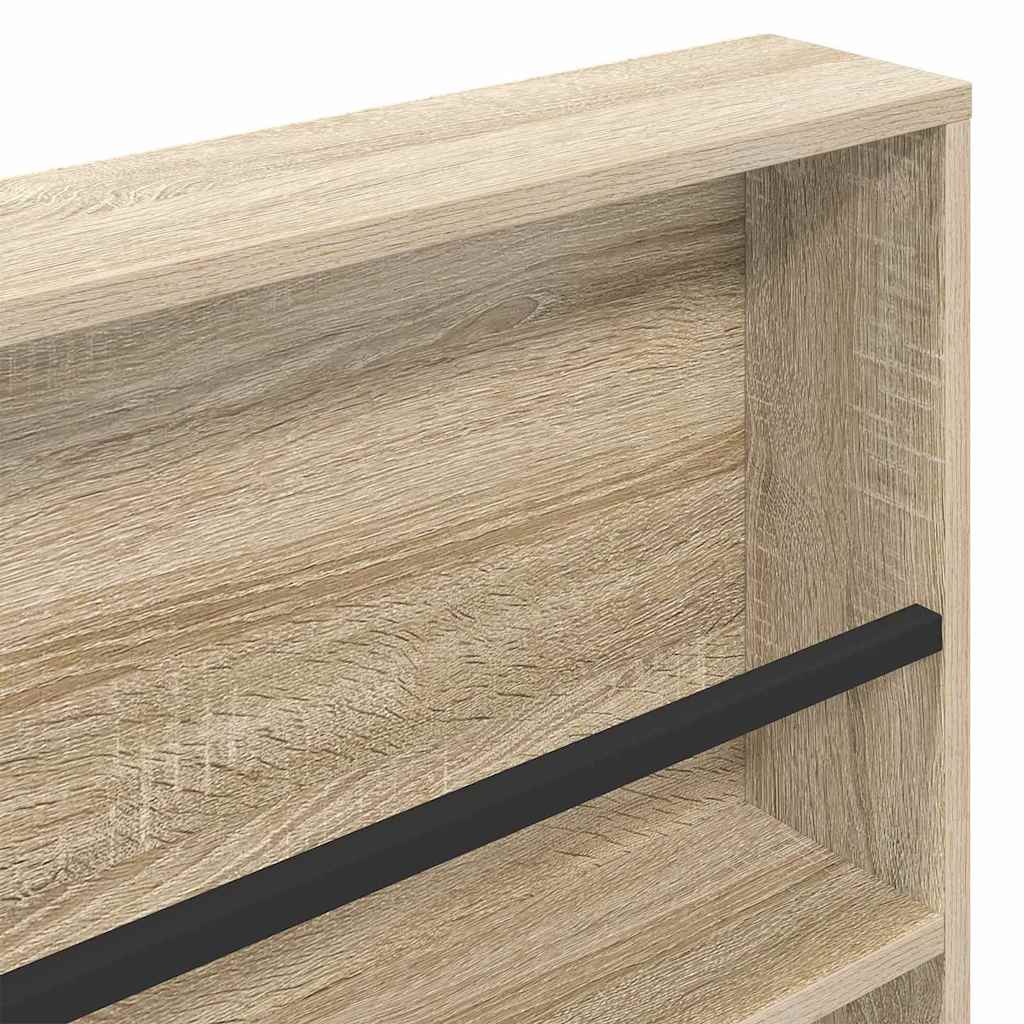 Tijdschrift Rek Bewerkt Hout 1 100 x 12 x 70 cm Sonoma eiken