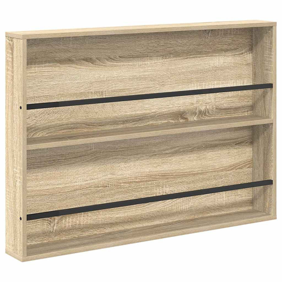 Tijdschrift Rek Bewerkt Hout 1 100 x 12 x 70 cm Sonoma eiken